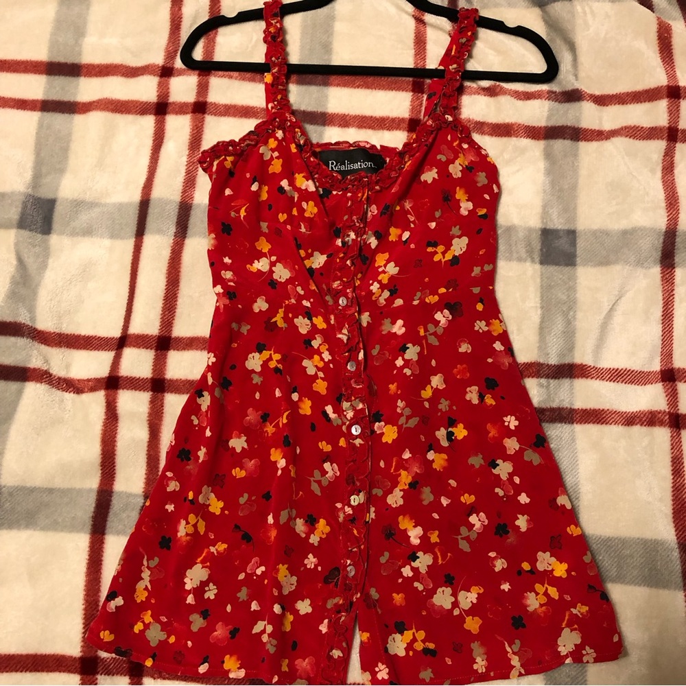 Realisation Par Julia Dress in Rouge Fleur